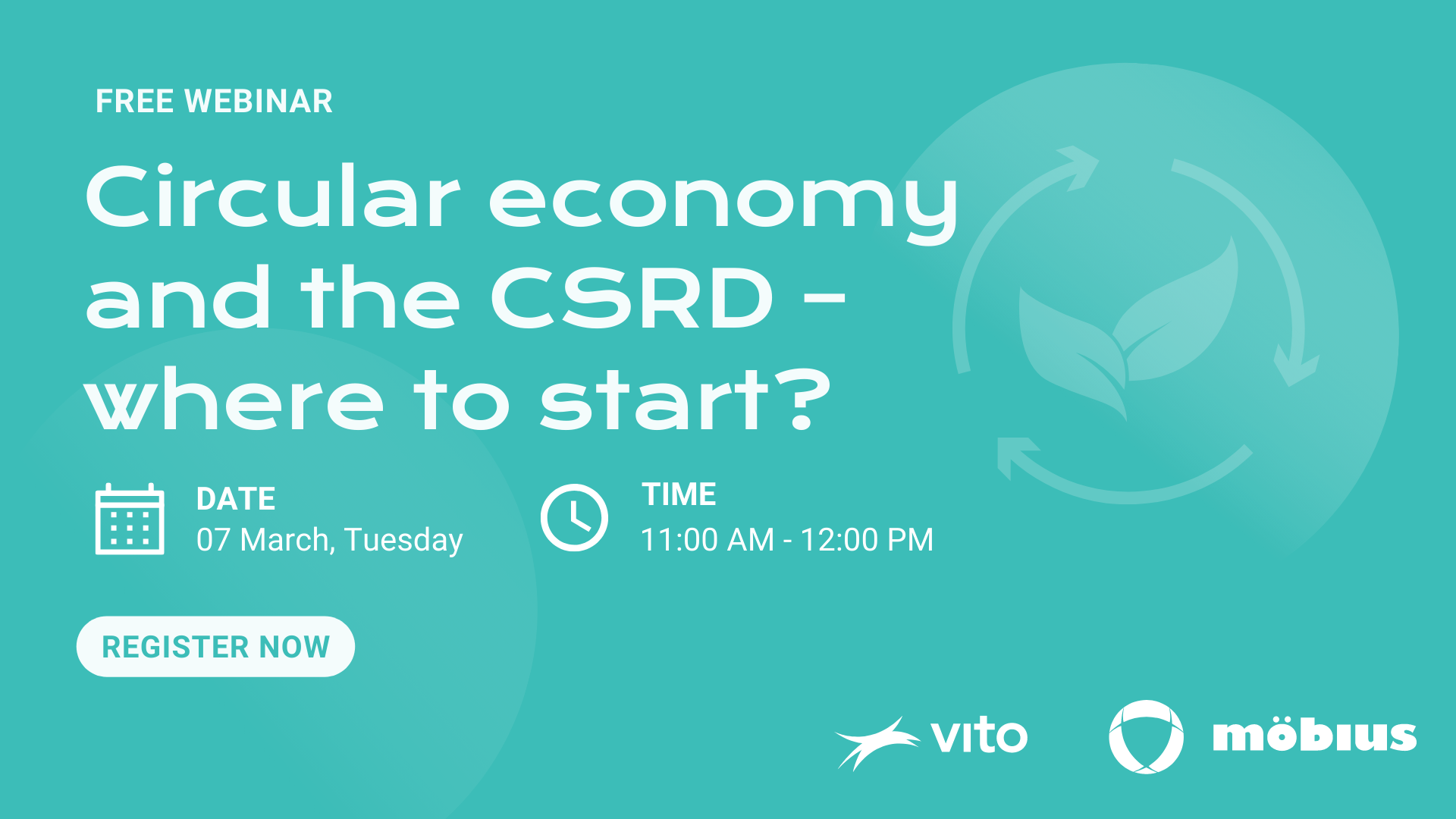 Circular economy and the CSRD – where to start? | Webinar | Möbius